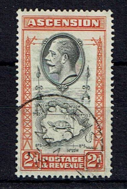 Image of Ascension SG 24a FU British Commonwealth Stamp